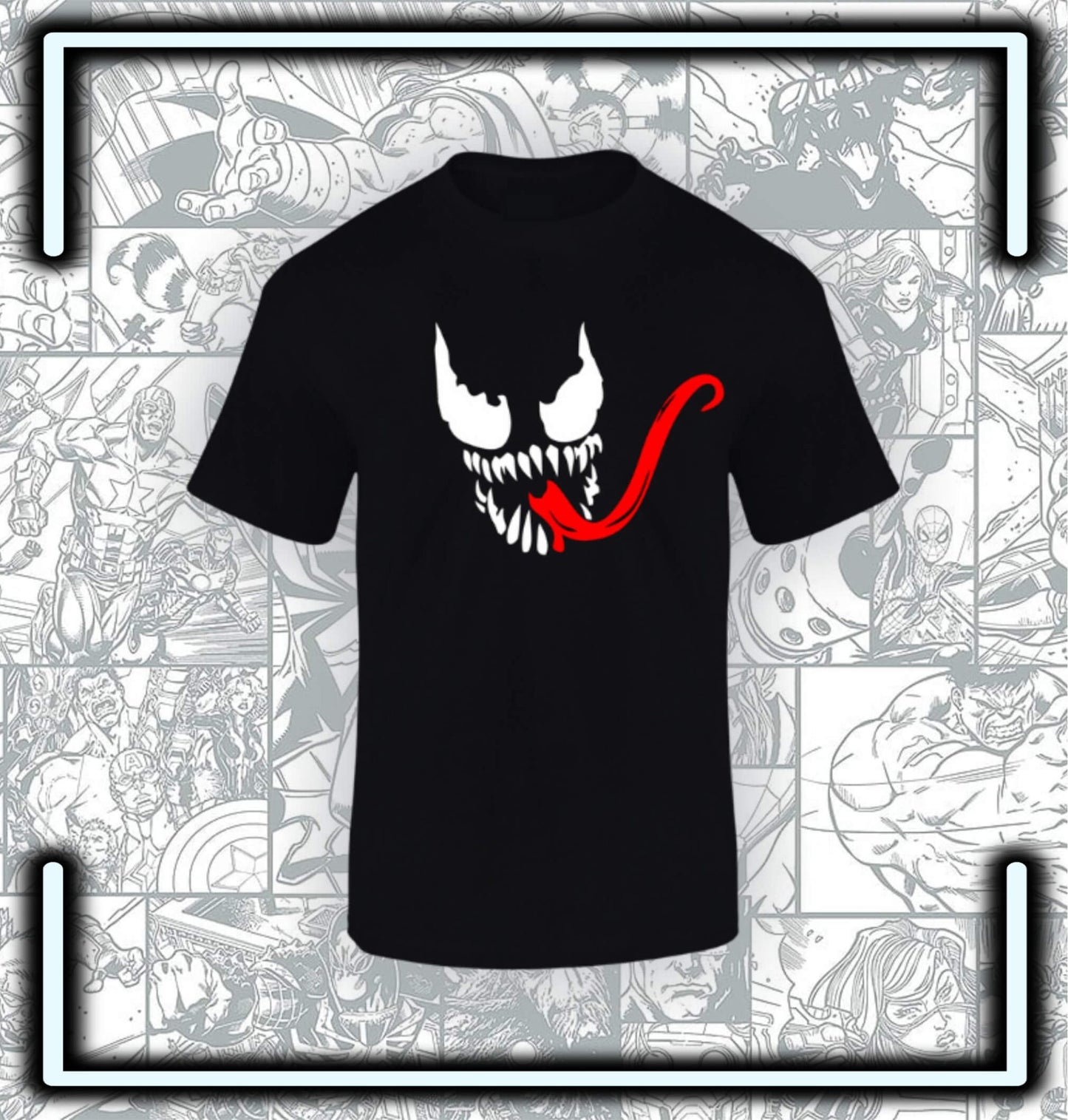 T-Shirt Venom Symbiote - Comics Store Colombia