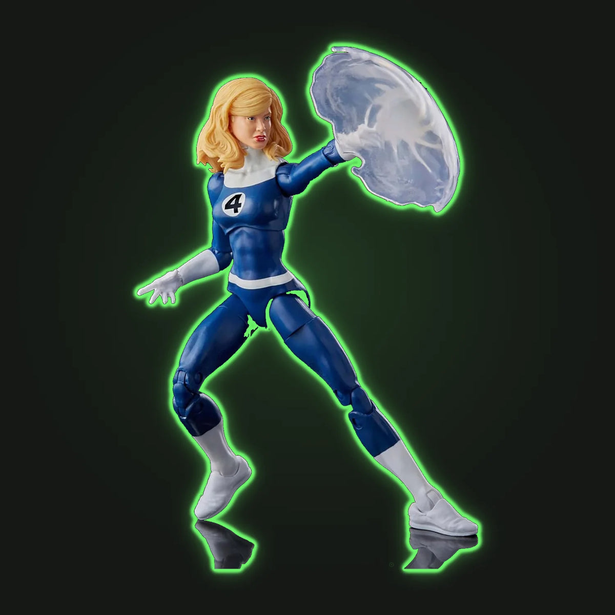Figura Marvel Legends Series Retro Fantastic Four Marvel's Invisible Woman