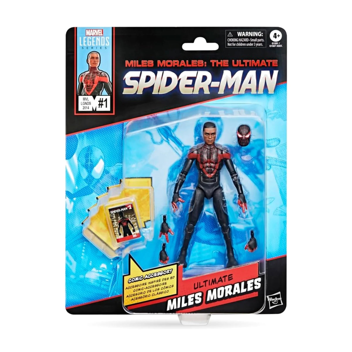 Figura Serie Marvel Legends Ultimate Miles Morales, Spider-Man