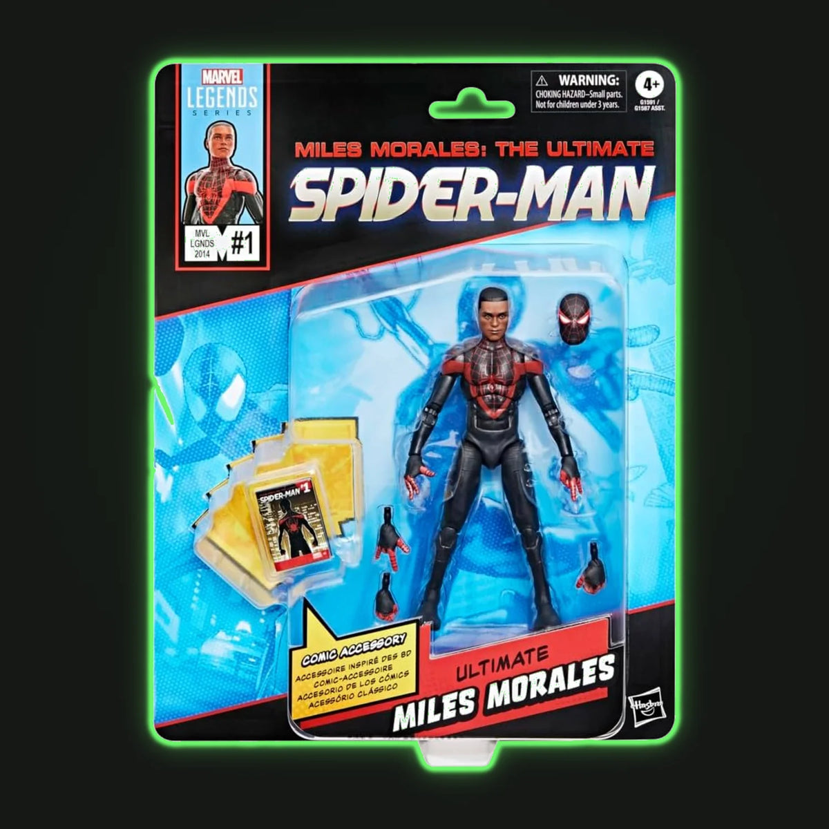 Figura Serie Marvel Legends Ultimate Miles Morales, Spider-Man
