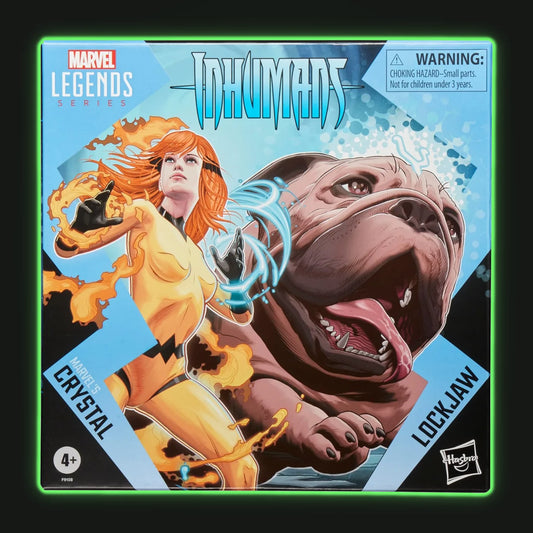 Figura Marvel Legends Marvel's Crystal y Lockjaw