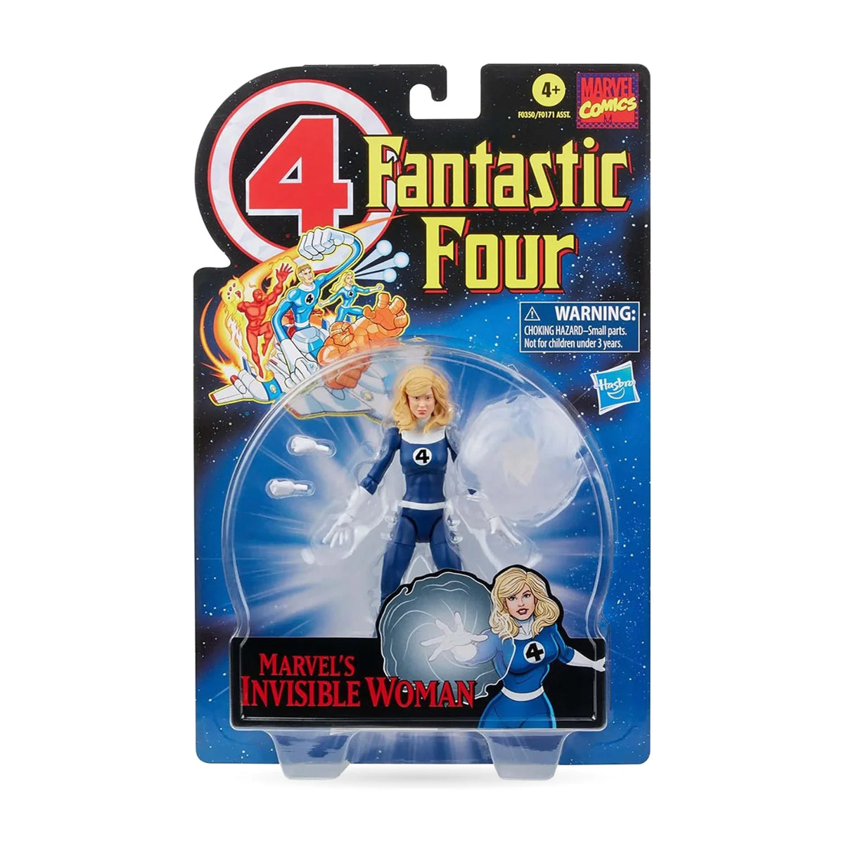 Figura Marvel Legends Series Retro Fantastic Four Marvel's Invisible Woman