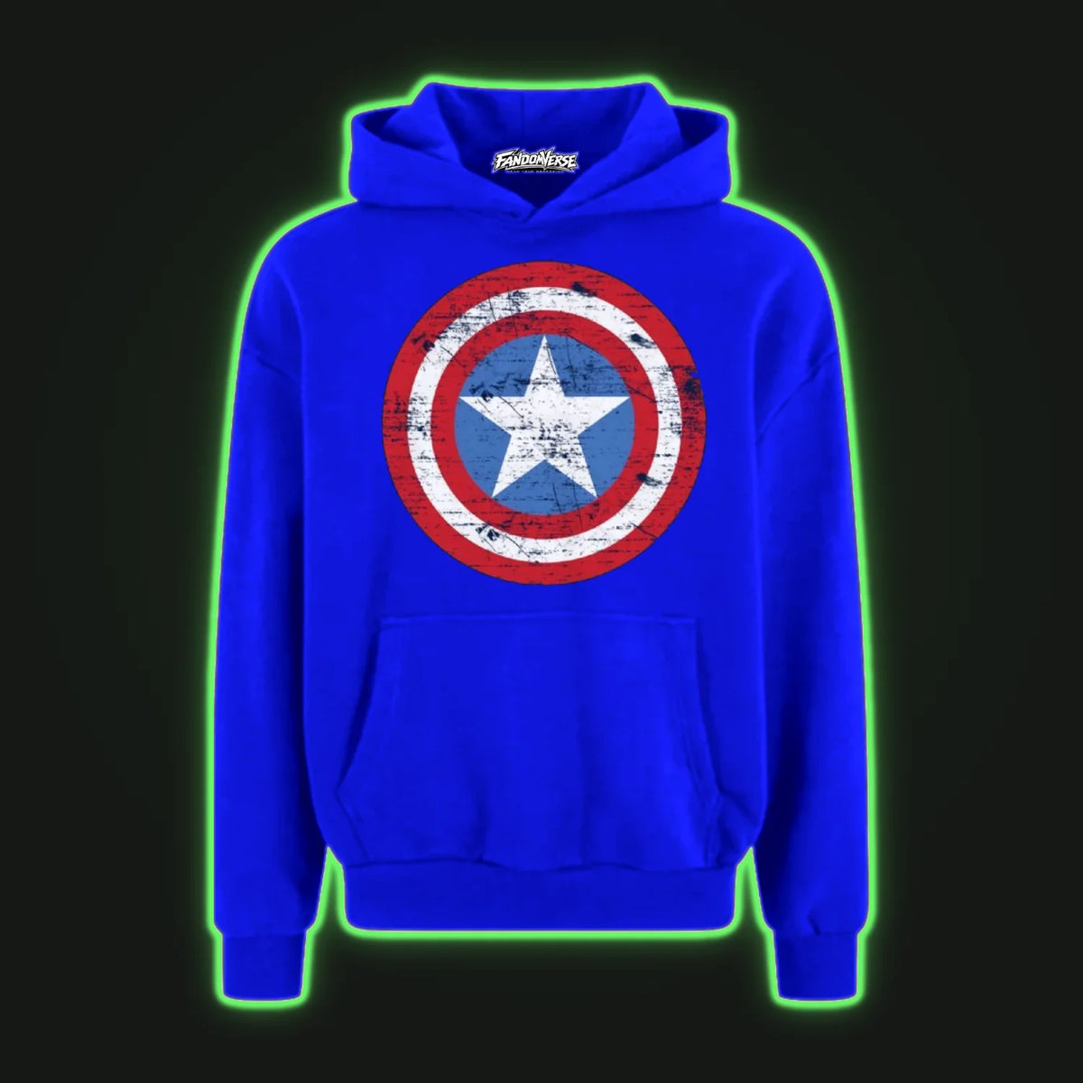 Hoodie Capitan America Retro