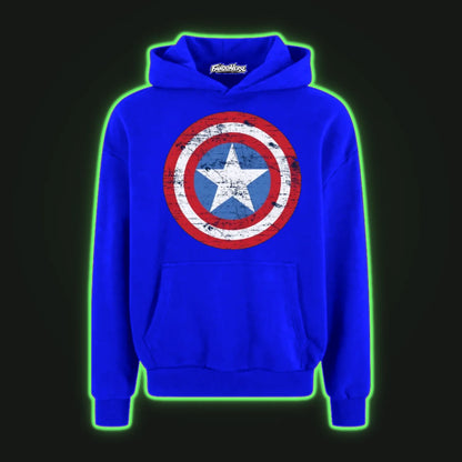 Hoodie Capitan America Retro