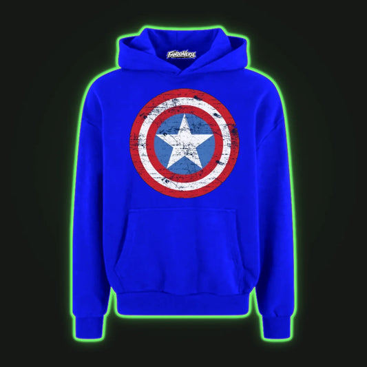 Hoodie Capitan America Retro