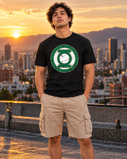 Camiseta Green Lantern Retro Dc Black Series