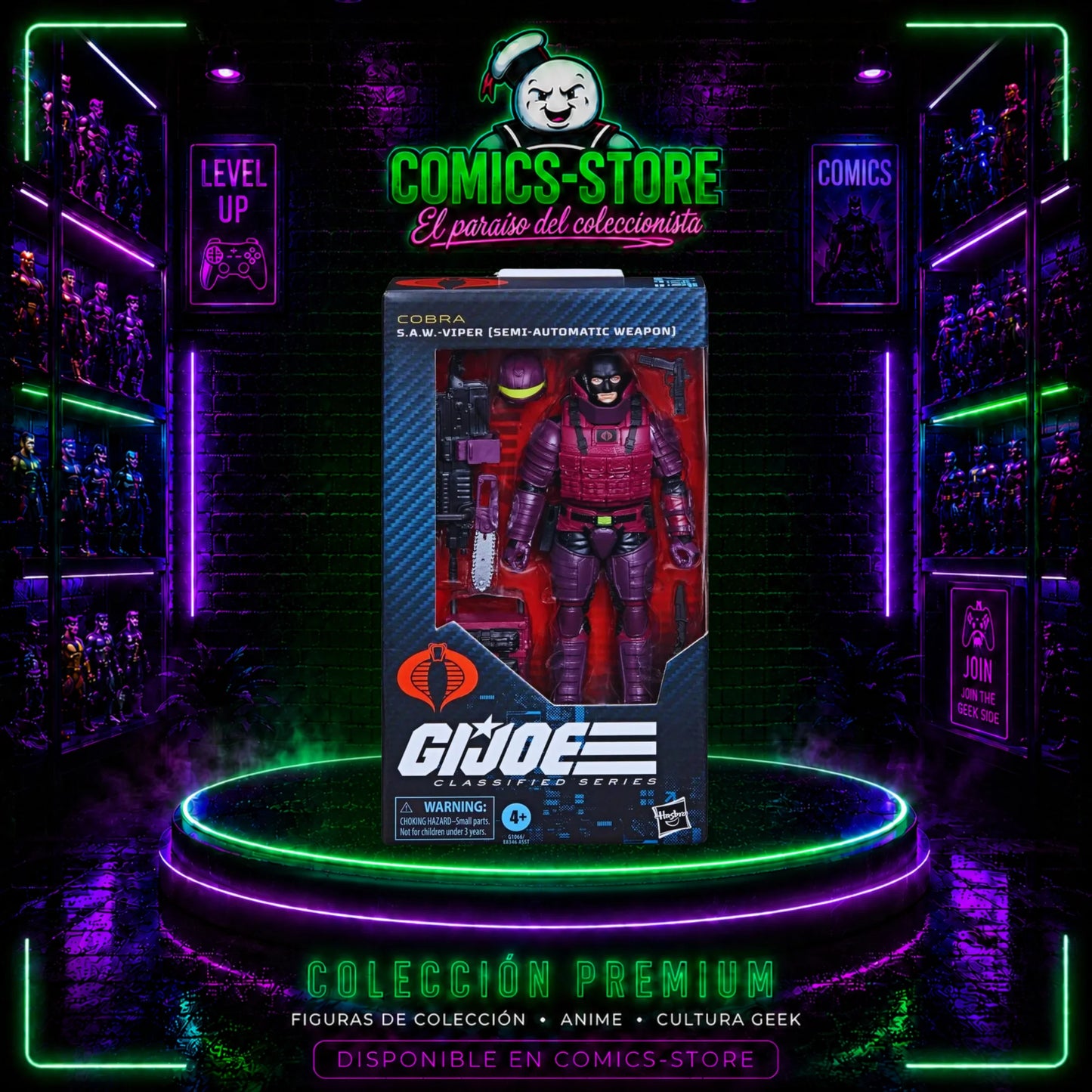 Gi Joe Classified Series S..A.W Viper #147