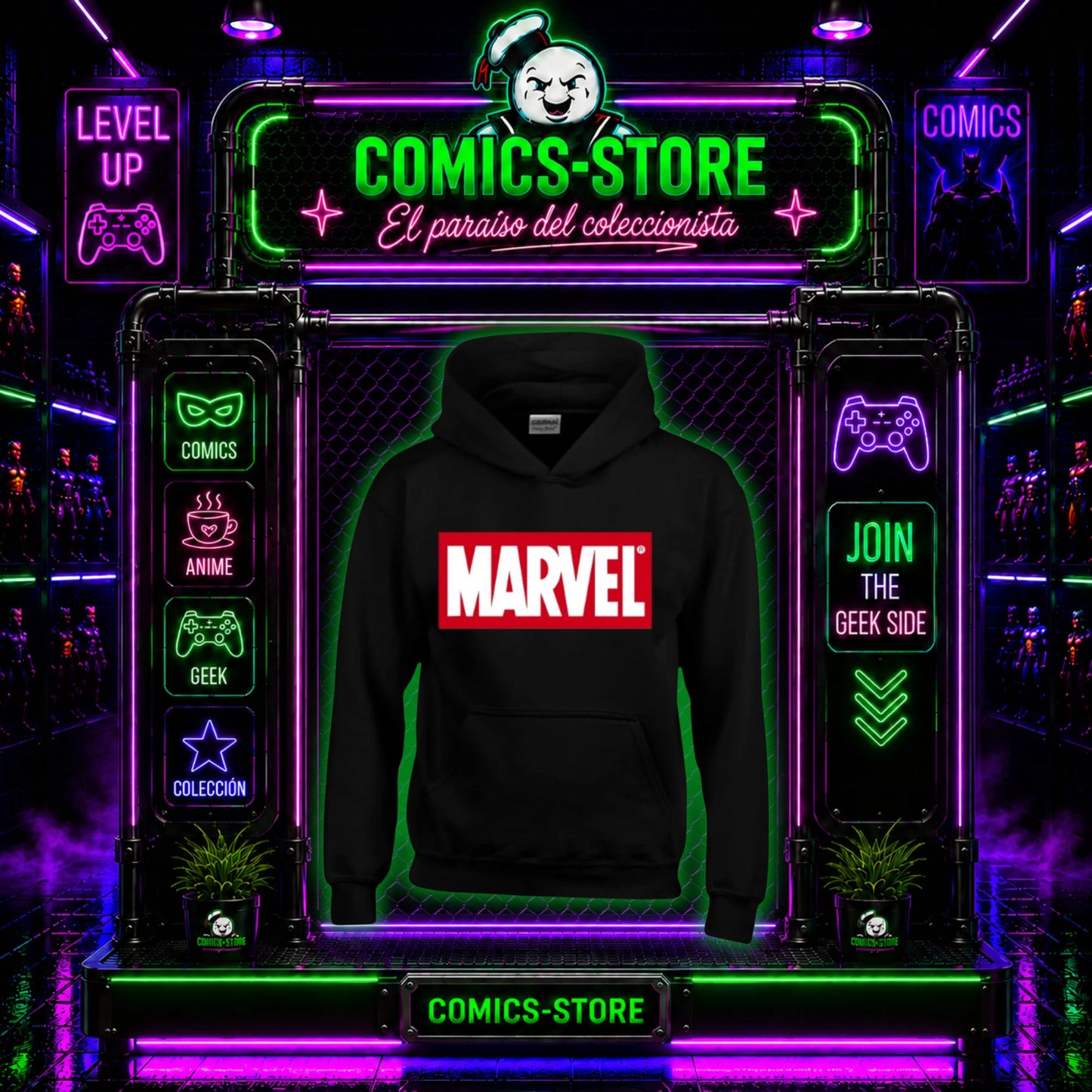 Hoodie Capota Marvel Clasic