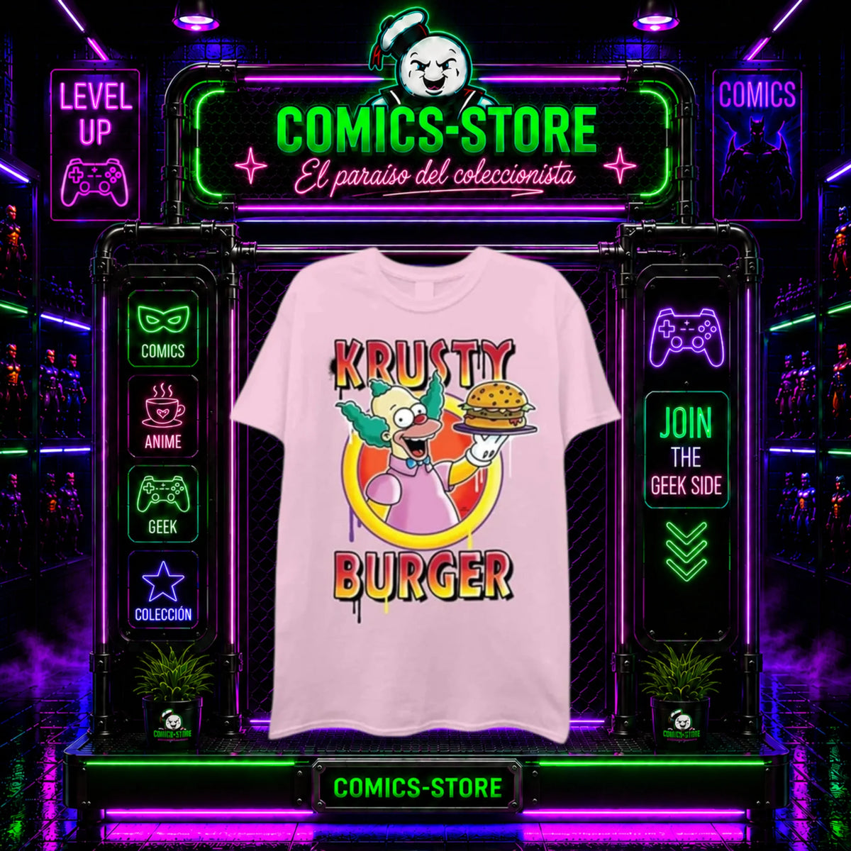 Camiseta T-Shirt The Simpson Krusty