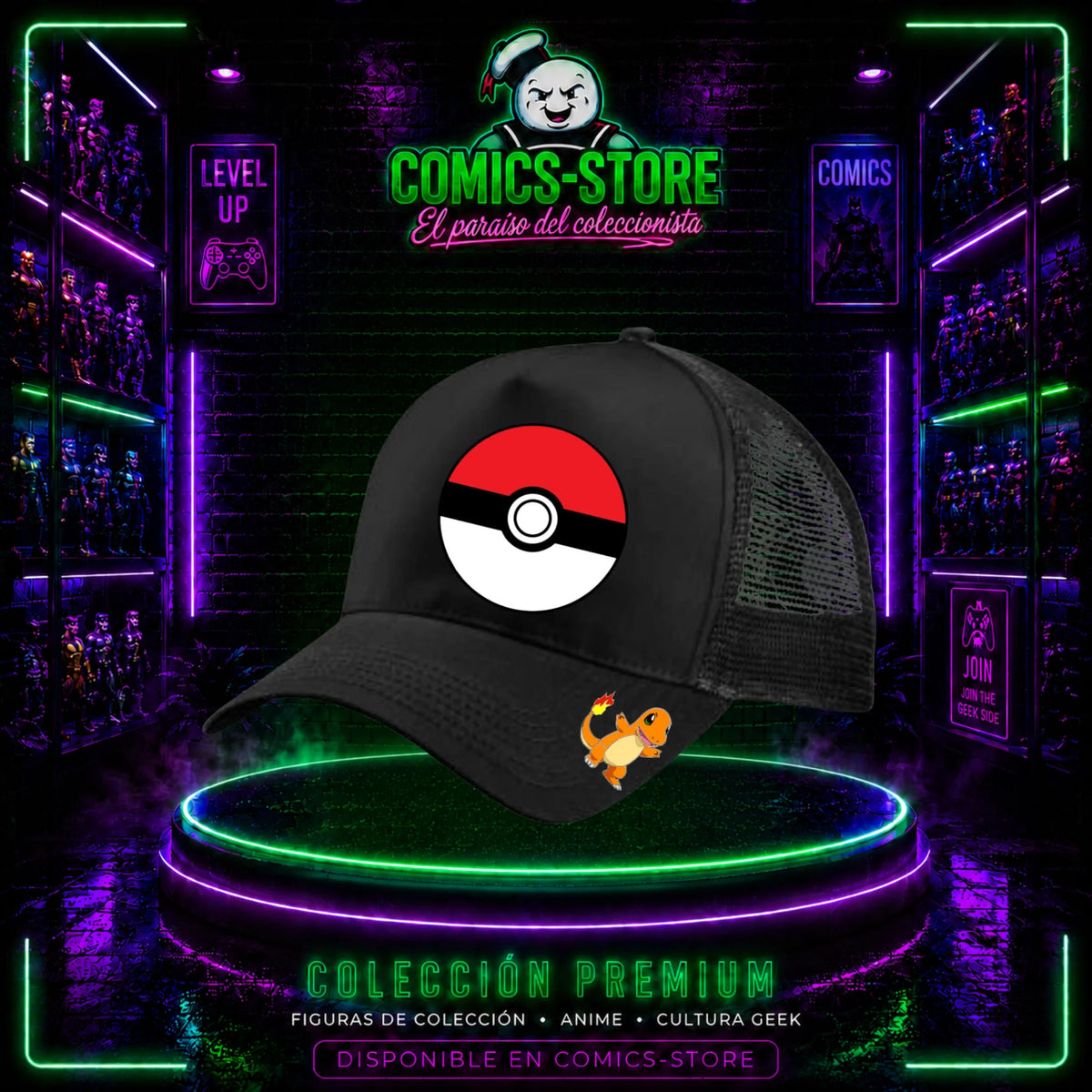 Gorra Trucker Charmander Pokemon