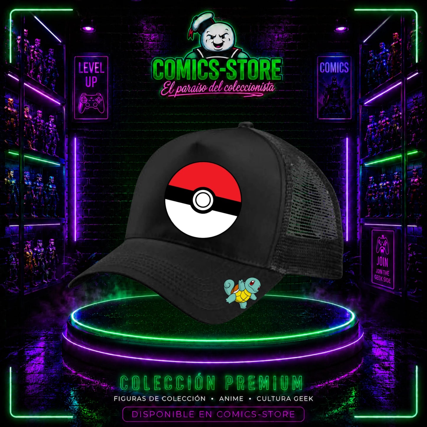 Gorra Trucker Squirtle Pokemon