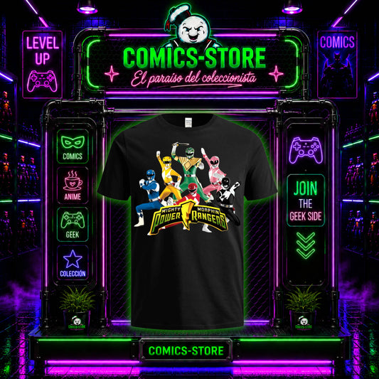 Camiseta Power Rangers Retro