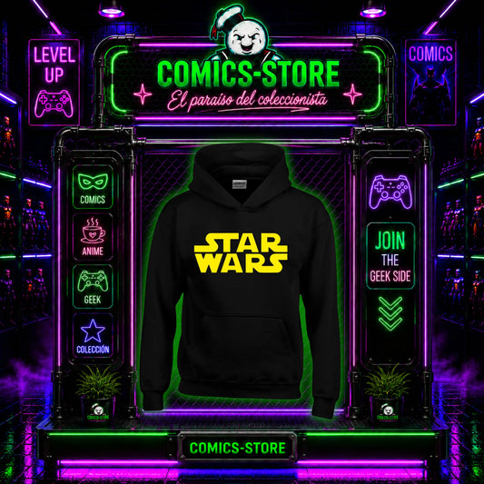 Hoodie Capota Negro Star Wars