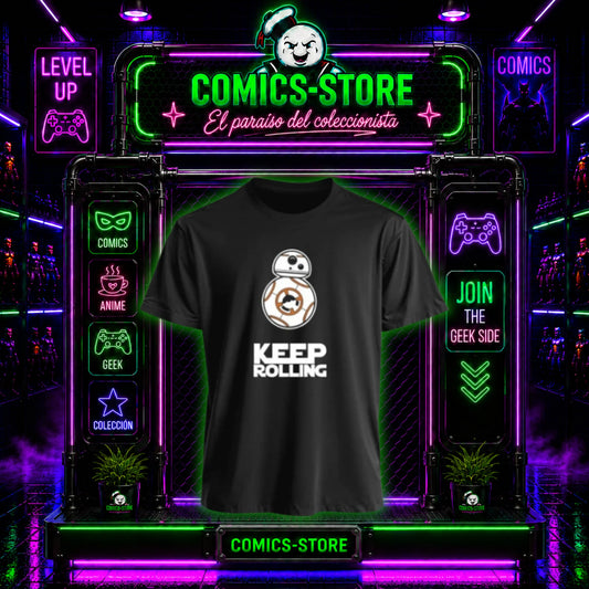 Camiseta Star Wars Keep Rolling
