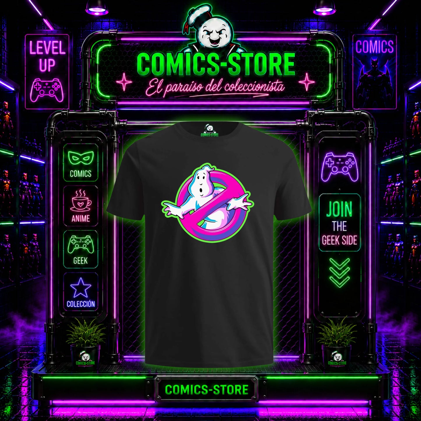 Camiseta Ghostbusters Retro Black Series