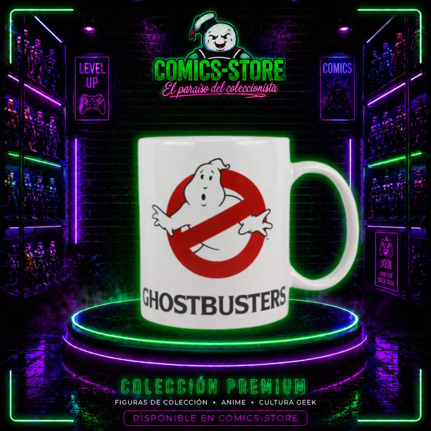Mug Ceramica Ghostbuster White