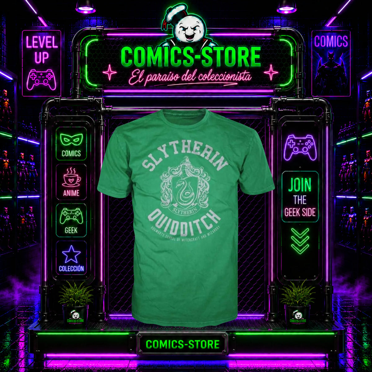 Camiseta Harry Potter Slytherin