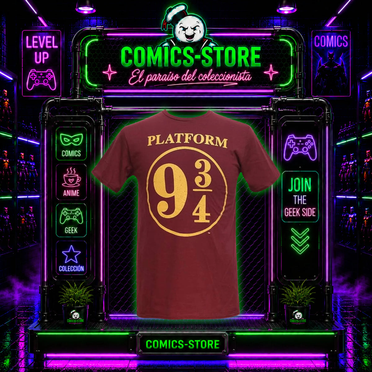 Camiseta Harry Potter Plataform 9 3/4