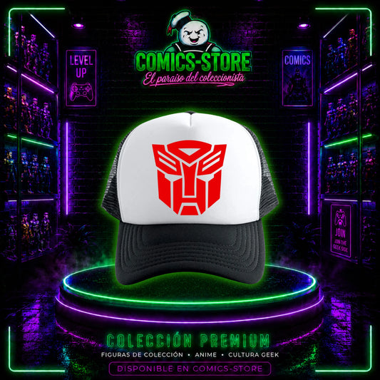 Gorra Trucker Transformers Black & White