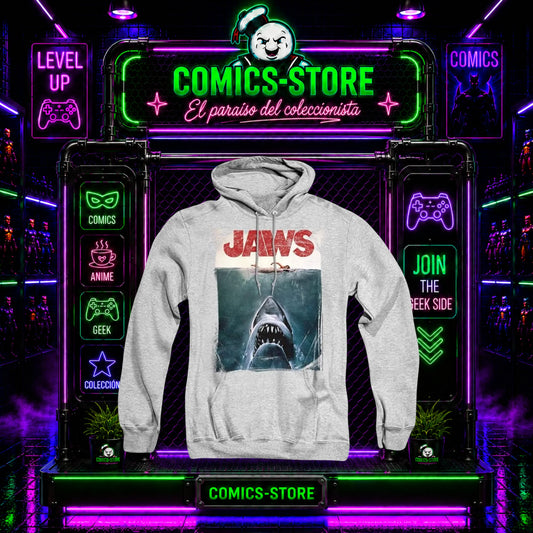 Hoodie Capota Jaws Grey