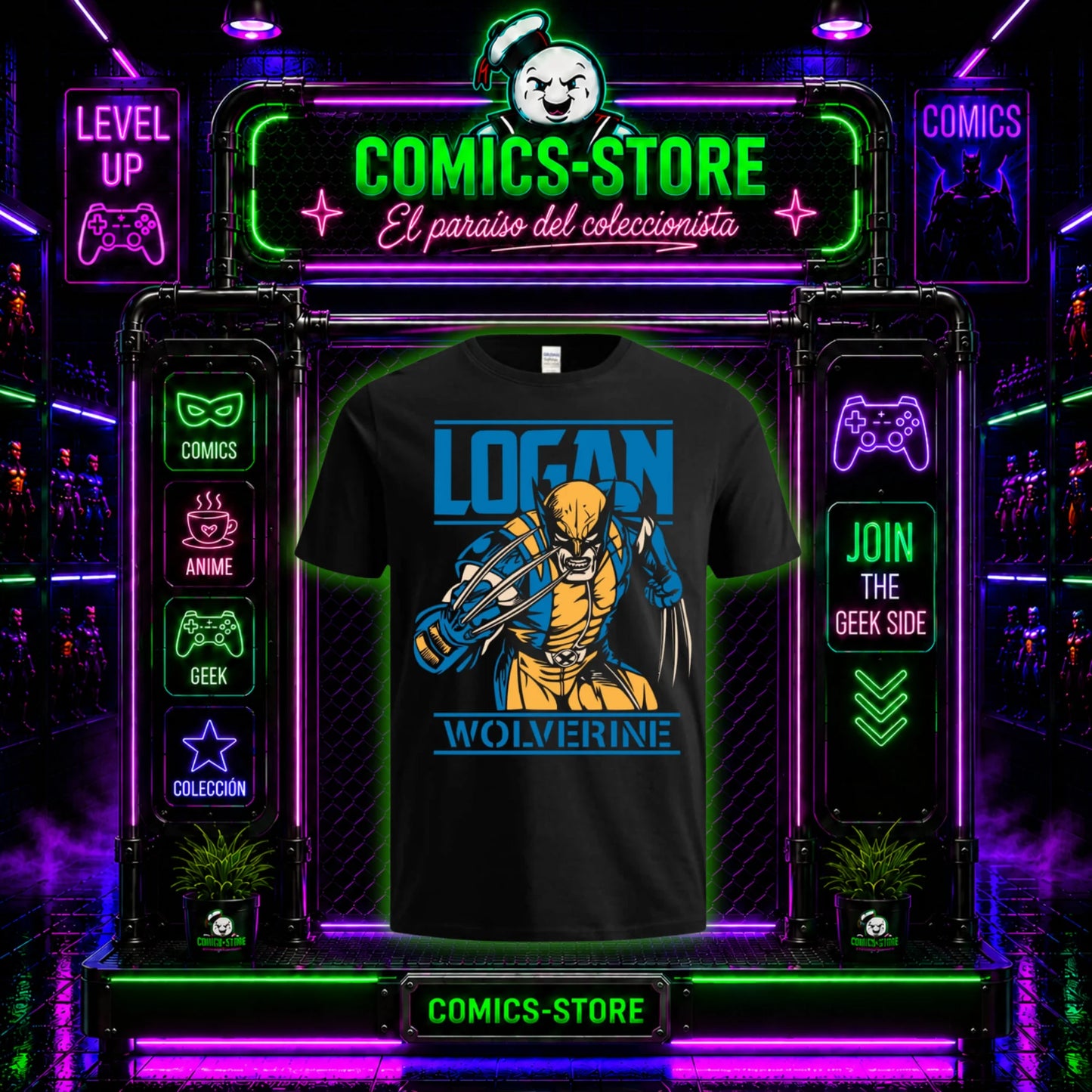 Camiseta Logan Wolverine X - Men