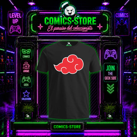 Camiseta Nubes Akatsuki Anime