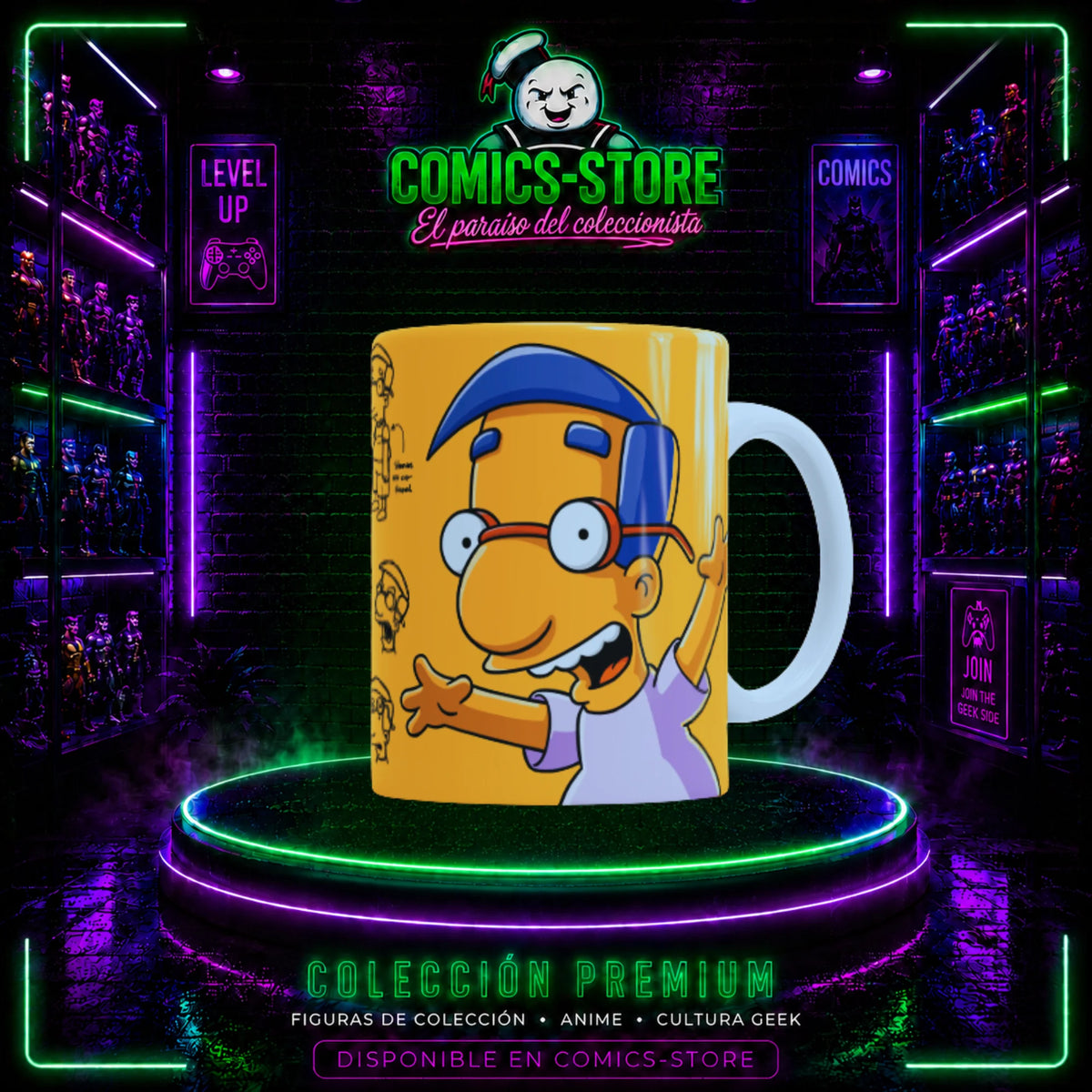 Mugs Ceramica Milhause The Simpson En Ramas