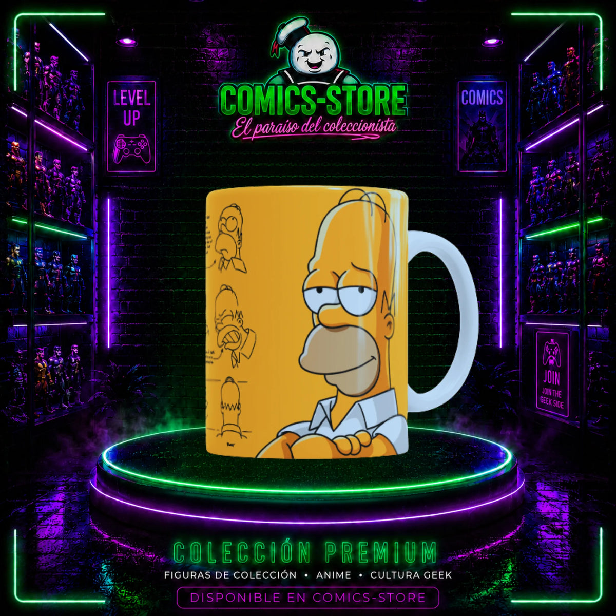 Mugs Ceramica Homero Simpson