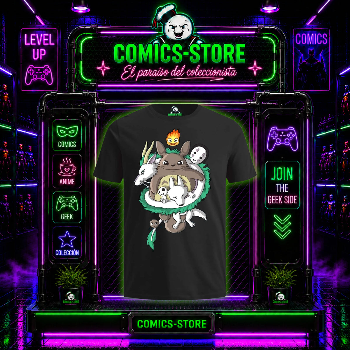 Camiseta Totoro Studio Ghibli