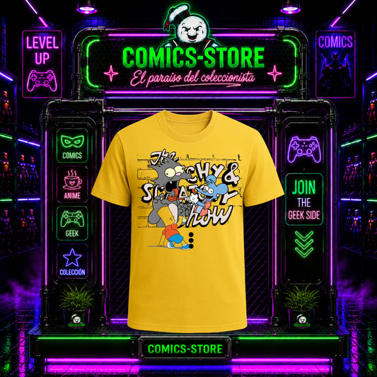 Camiseta Itchy and Scratchy The Simpsons