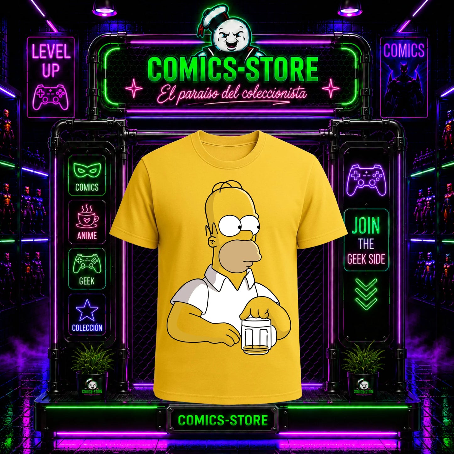 Camiseta The Simpsons Homer Beer