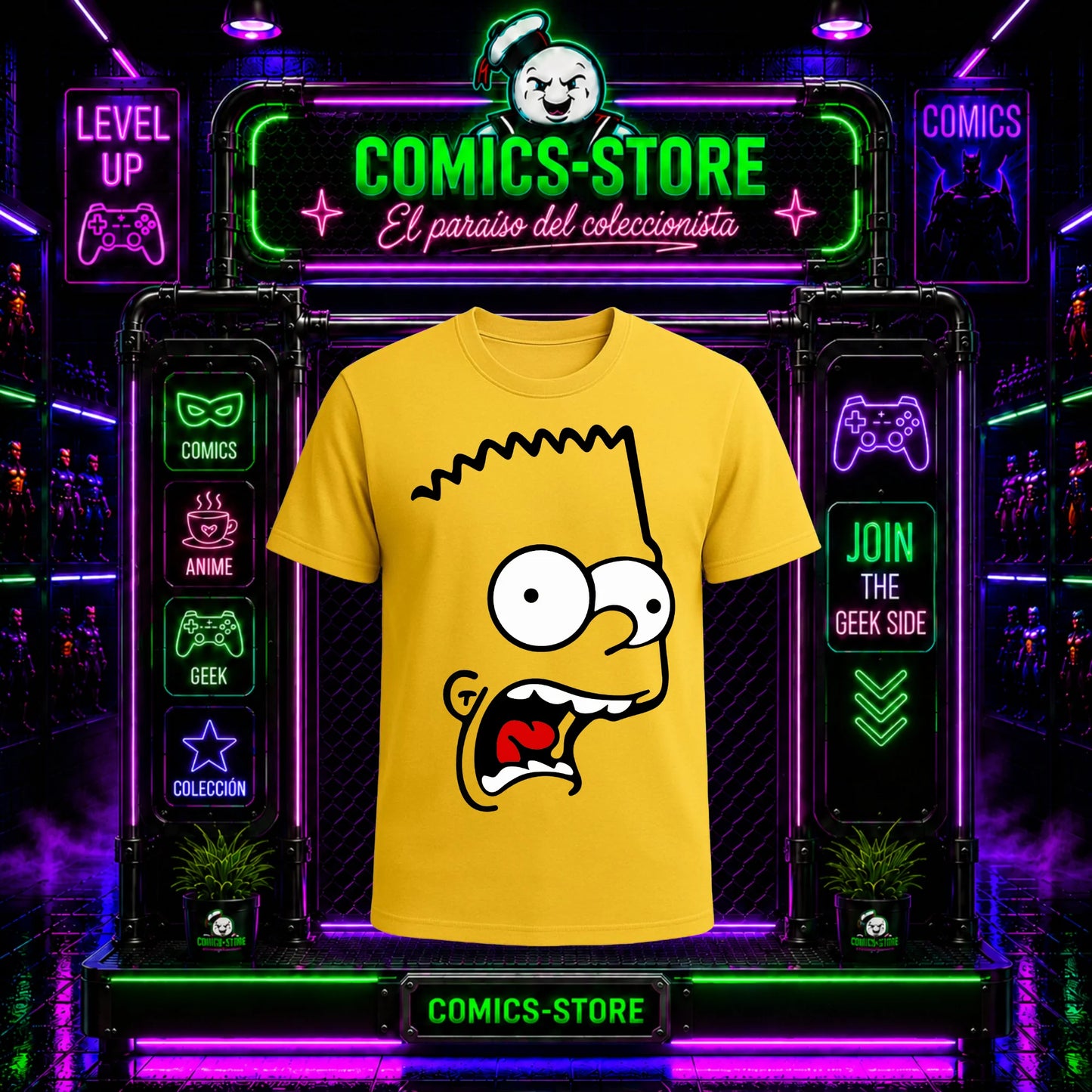 Camiseta Bart Simpsons Cara