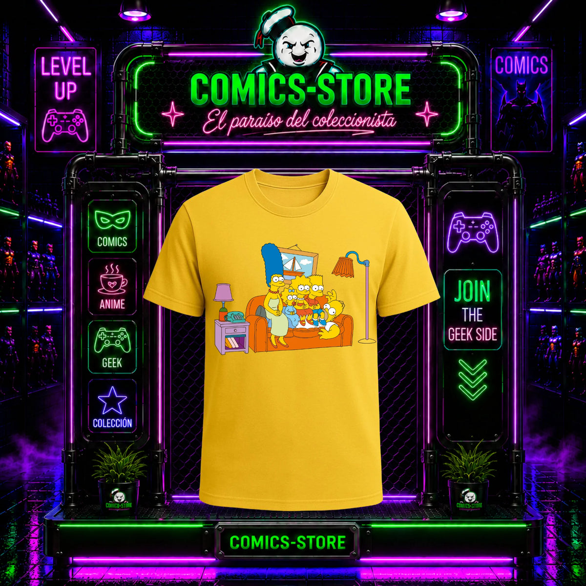Camiseta The Simpsons Sillon