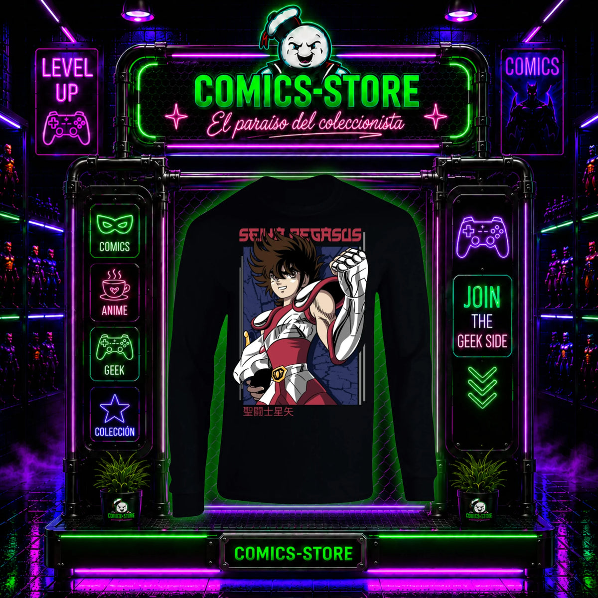 T-Shirt Manga Larga Seiya Pegaso