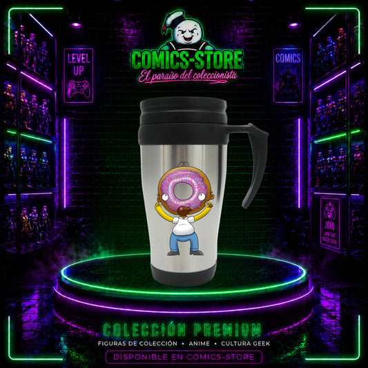 Mugs Metalico Homero Simpson Donut