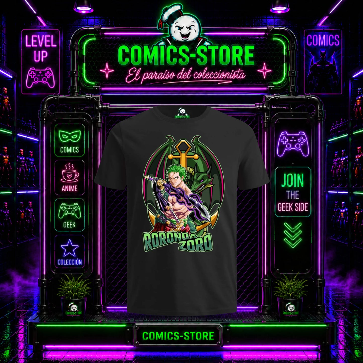 Camiseta One Piece Zoro II Anime