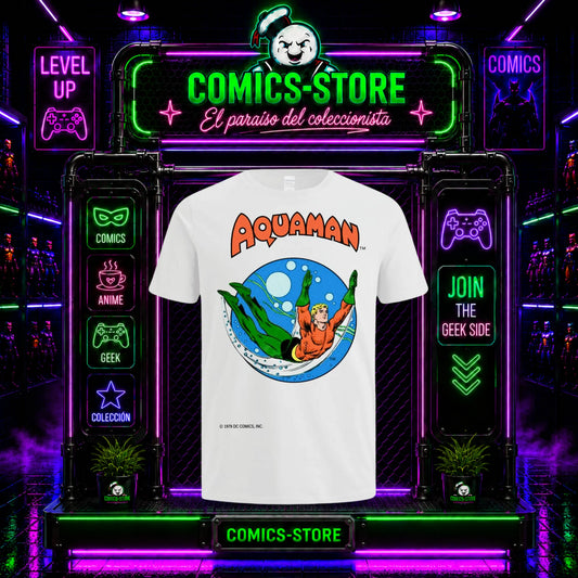 Camiseta Aquaman Retro Dc