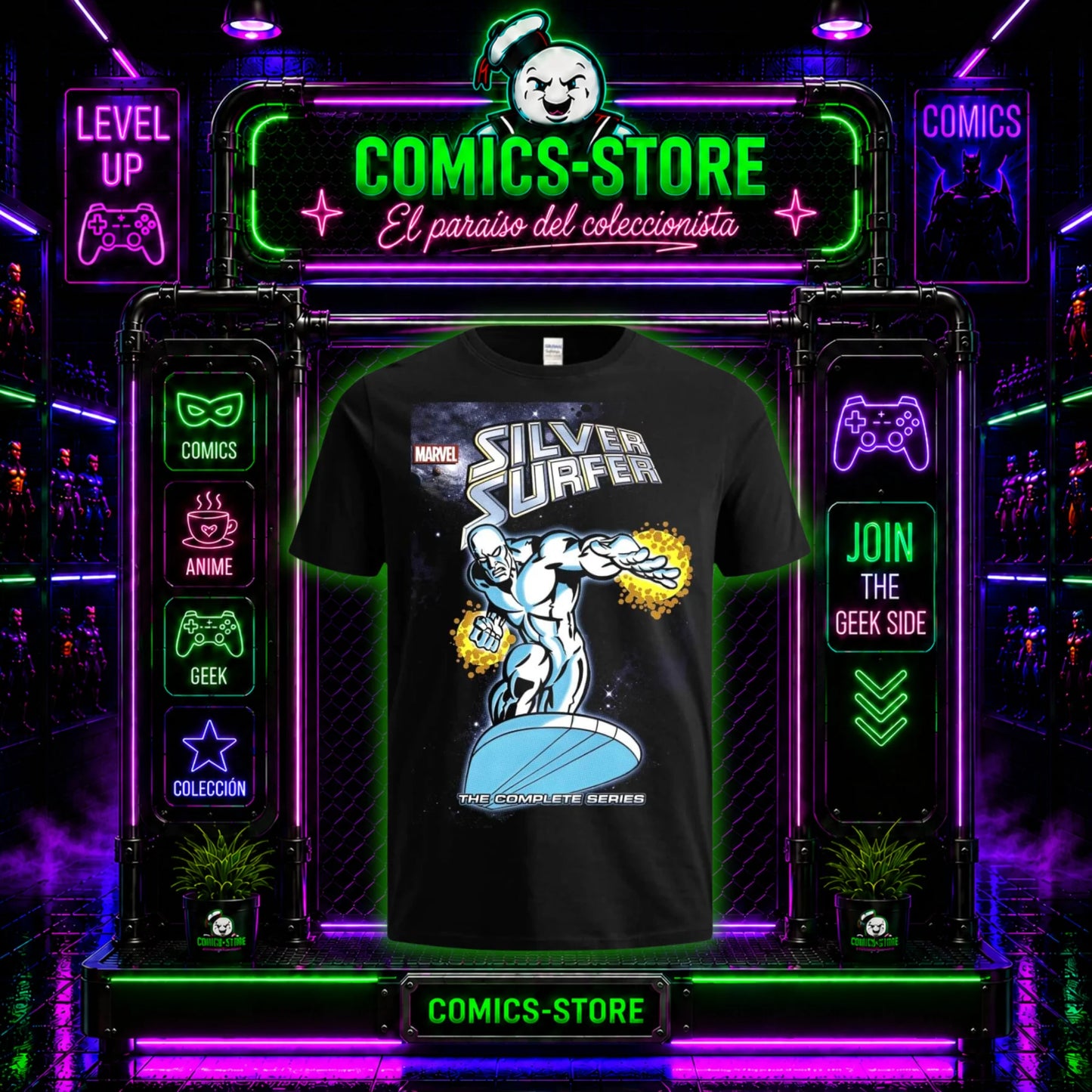Camiseta Silver Surfer Fantastic Four