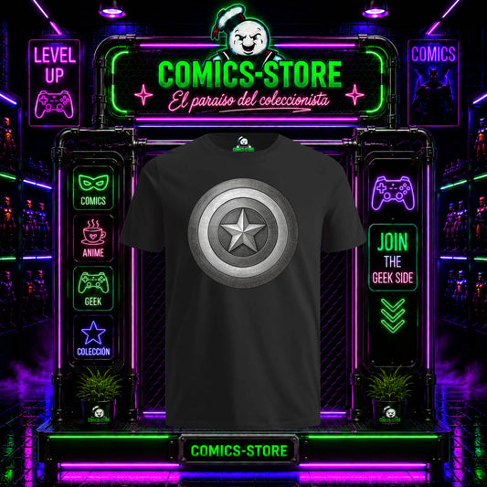 Camiseta Capitan America Platinium