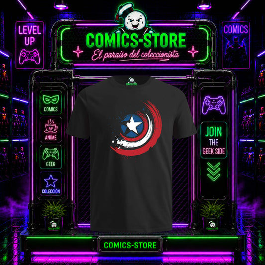 Camiseta Capitan America Retro