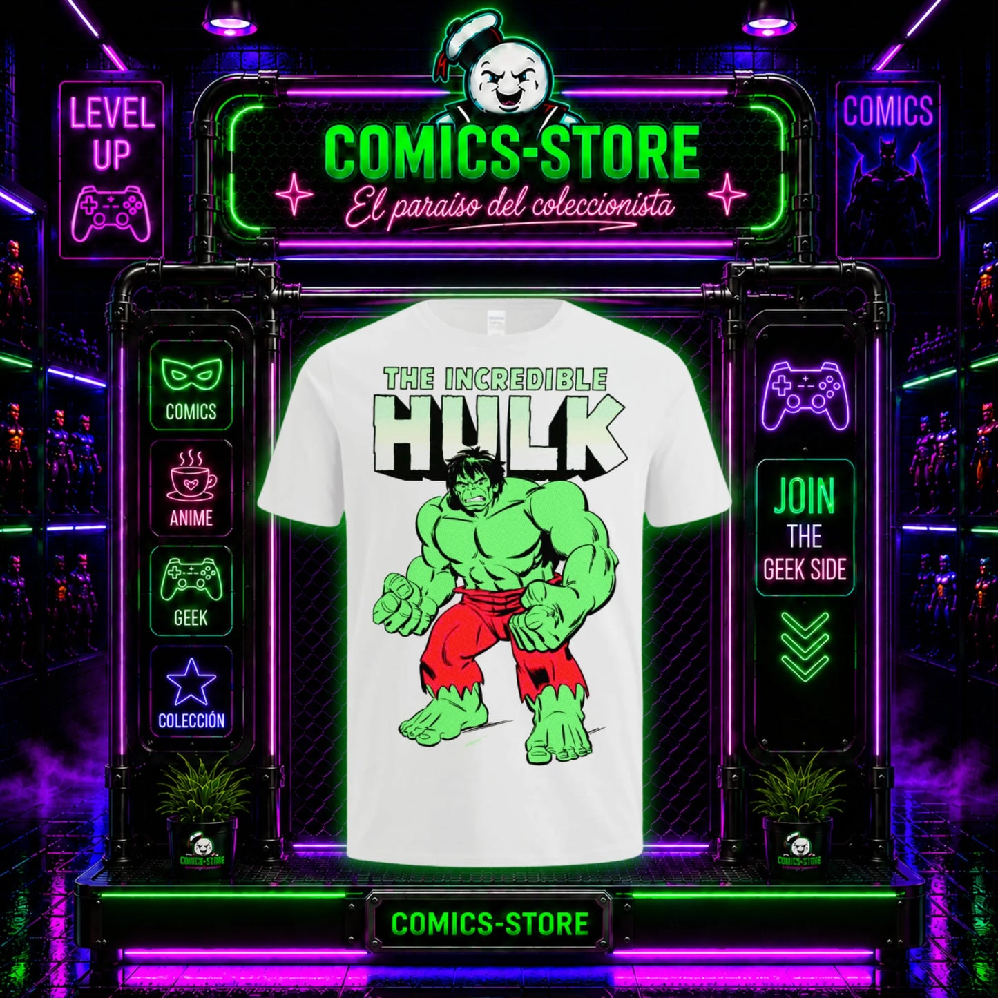 Camiseta Hulk Retro