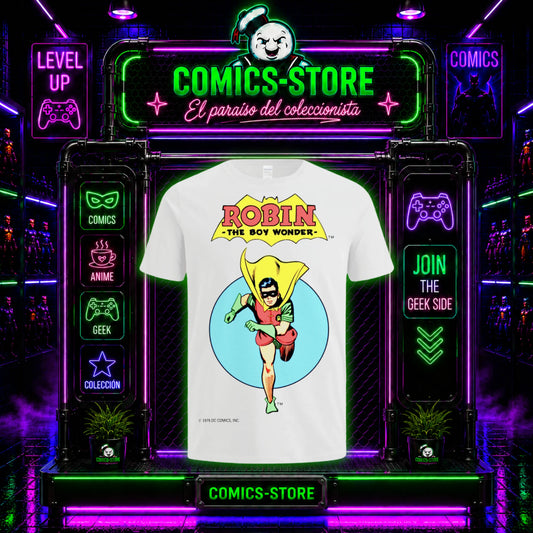 Camiseta Robin Retro Dc Batman
