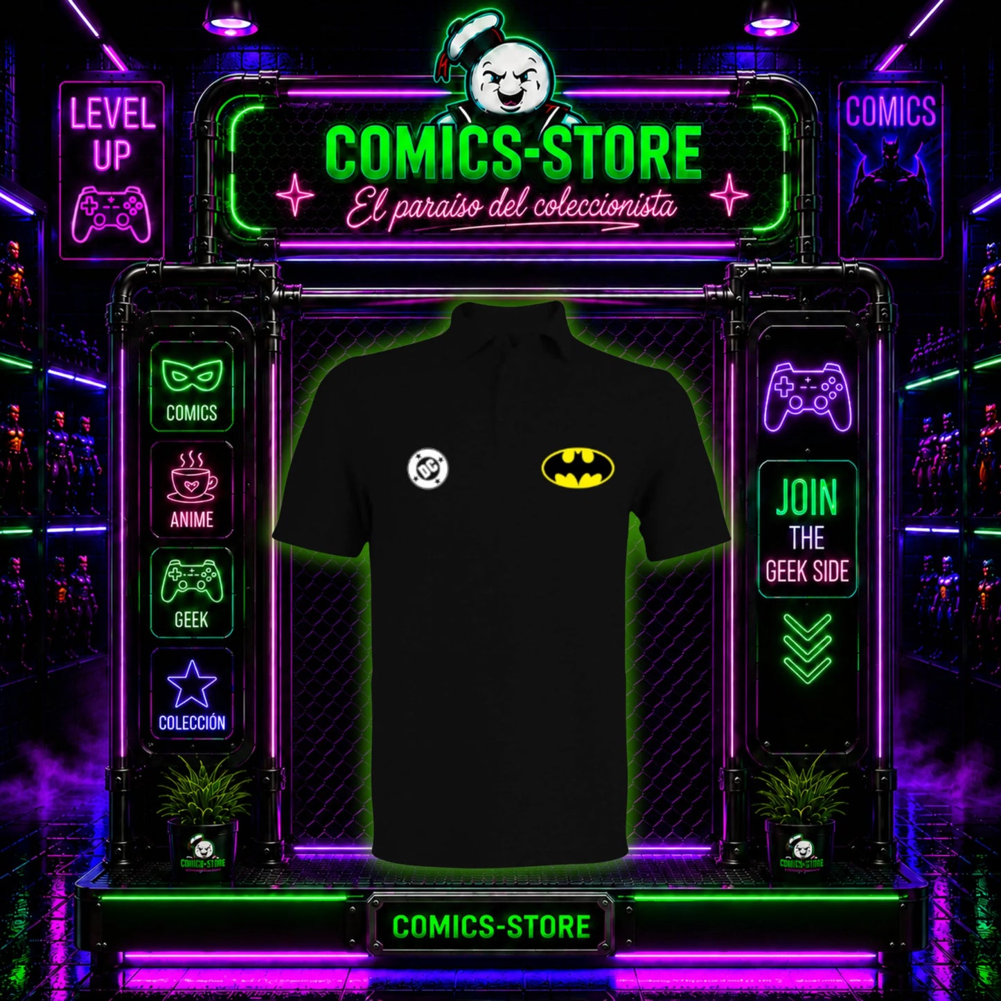 T-Shirt Tipo Polo Batman