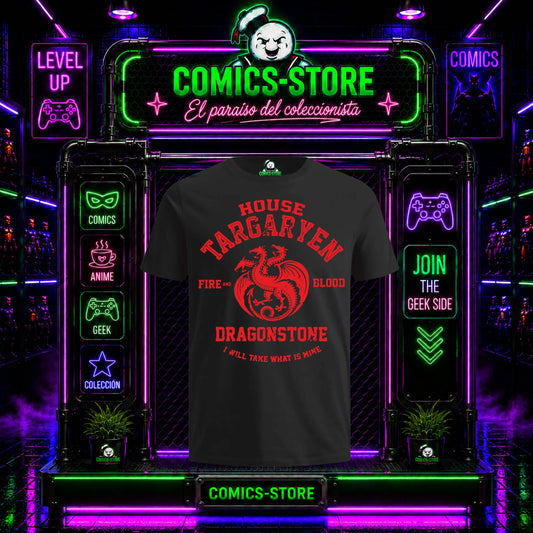 Camiseta Game Of Thrones Targaryen Black Series II