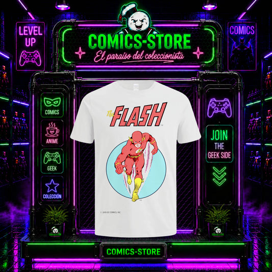 Camiseta Flash Retro Dc
