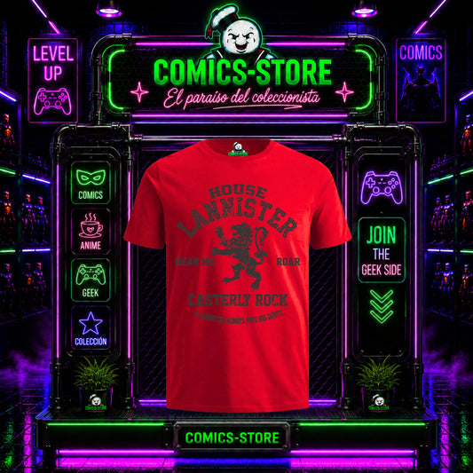 Camiseta Game Of Thrones Lannister Red Series
