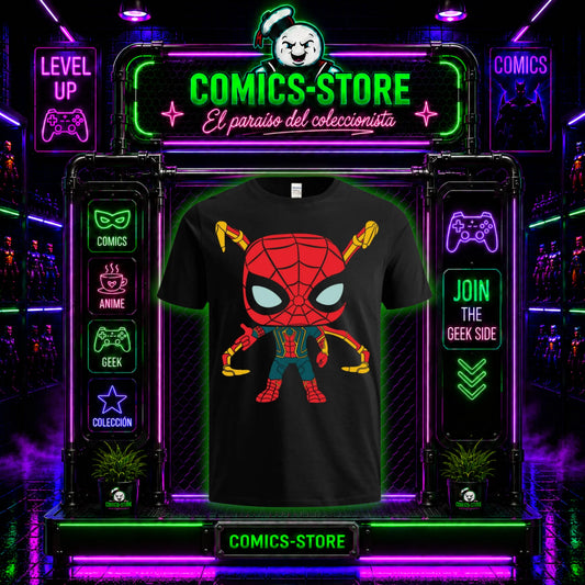 Camiseta Spiderman Funko Pop