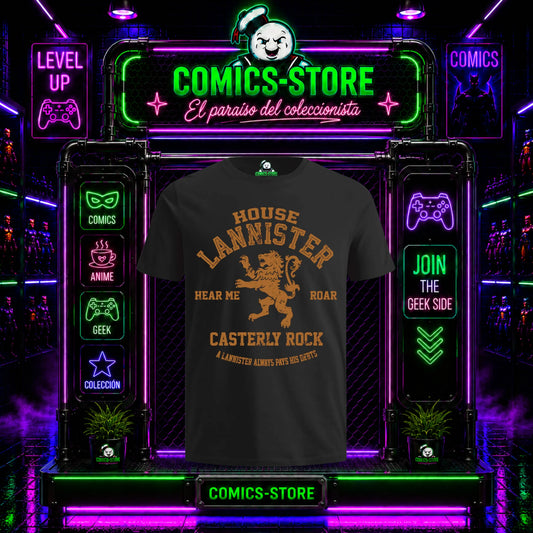 Camiseta Game Of Thrones Lannister Black Series