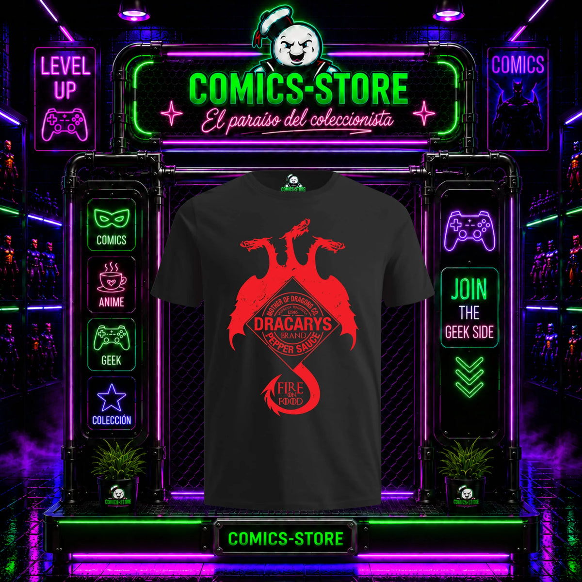 Camiseta Game Of Thrones Dracarys Black Series