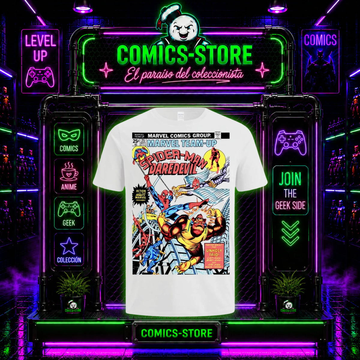 Camiseta Spiderman Comic